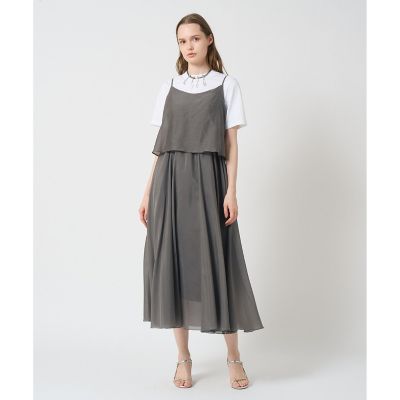 【SALE】ANAYI/アナイ シルクコットンローンキャミ ワンピース 92グレー ワンピース・ドレス【三越伊勢丹/公式】
