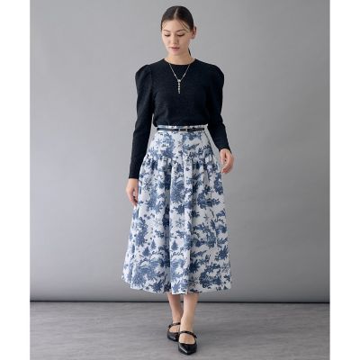 アナイ☆ANAYI ライトブルー　サイズ36 美品 シャイニージャージークルー プルオーバー | ANAYI/アナイ