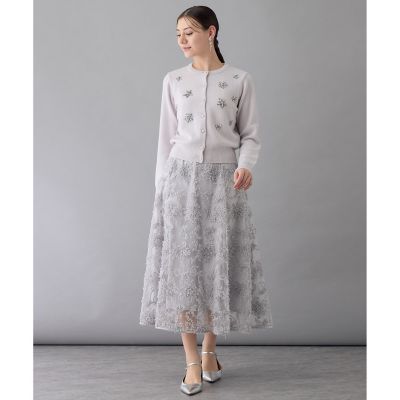 ANAYI◆スノーフレークカーディガン/38/タグ付/ウール/クリーム/無地/1025181603002380// スノーフレーク カーディガン|ANAYI OFFICIAL ONLINE STORE