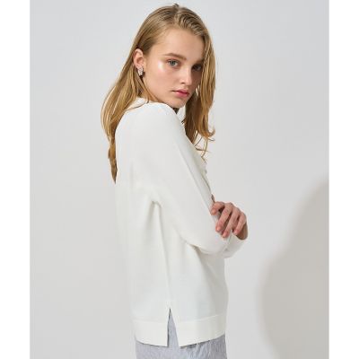 【新品未使用】ANAYI 2025SS タイ付きハイネック プルオーバー 38 Eternal Line 2025】タイ付きハイネック プル