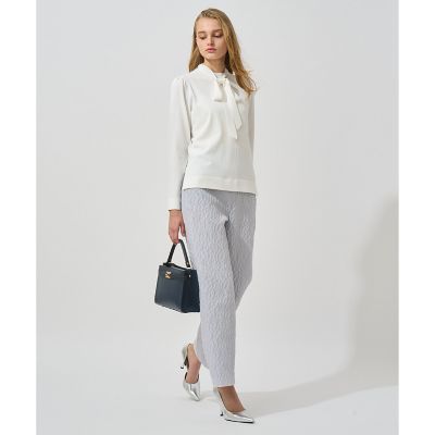 Eternal Line 2025】タイ付きハイネック プルオーバー