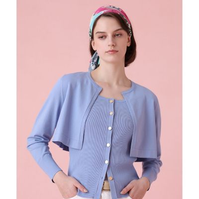 ANAYI/アナイ レーヨンストレッチボレロアンサンブル