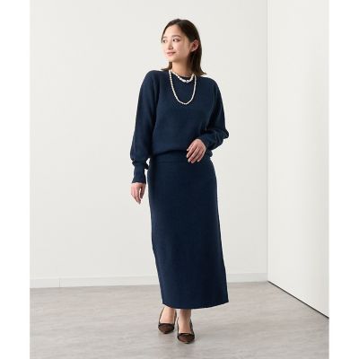 【セットアップ対応商品】ネップスムースクルーネック　プルオーバー