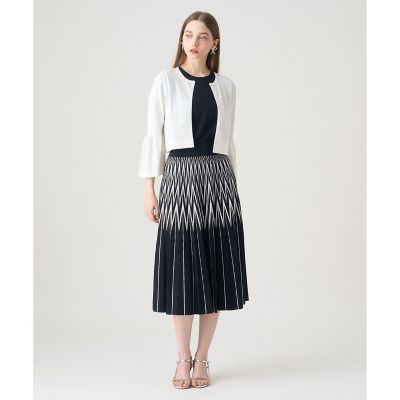 21SS タグ付き♡ ANAYI レーヨンポリエステルギャザーカーディガン 38 レーヨンナイロンボレロカーディガン | ANAYI/アナイ | 三越