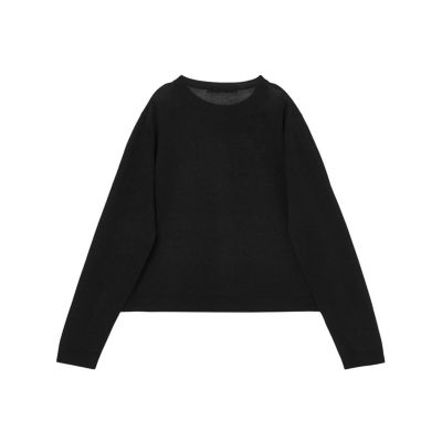 シルクコットンクルー　カーディガン