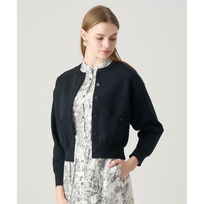 【SALE】ANAYI/アナイ サマースムースブルゾン 95ブラック コート・ジャケット【三越伊勢丹/公式】