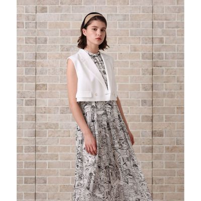 セットアップ対応商品】リネンライクビエラショートジレ | ANAYI