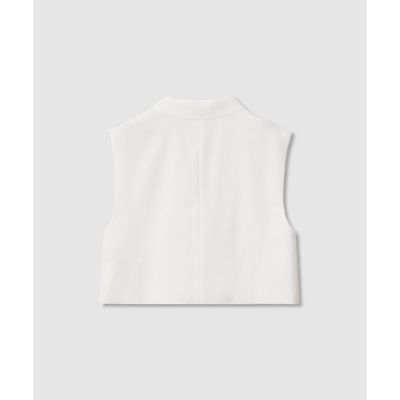 セットアップ対応商品】リネンライクビエラショートジレ | ANAYI