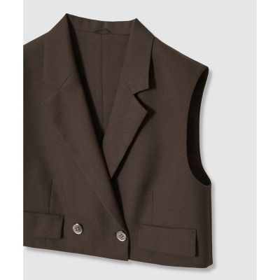 セットアップ対応商品】リネンライクビエラショートジレ | ANAYI