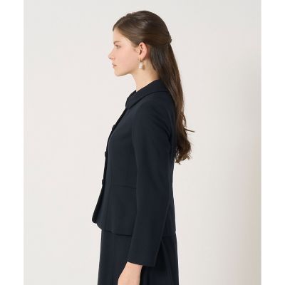 セットアップ対応商品】ウールジョーゼットステンカラー