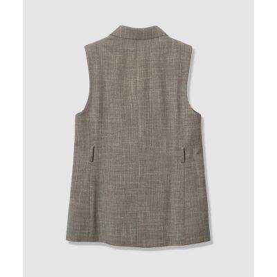 セットアップ対応商品】ポリツイルベルテッドジレ | ANAYI/アナイ