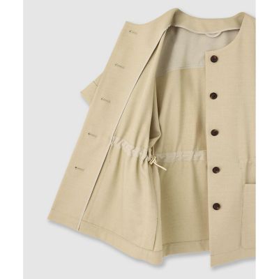 セットアップ対応商品】ドライツイル5分袖ジャケット | ANAYI/アナイ