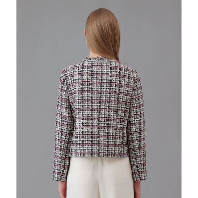 【1009】アナイ　シャネルツイード　トーンミックスツイードポケット ジャケット 1009】アナイ シャネルツイード トーンミックスツイードポケット