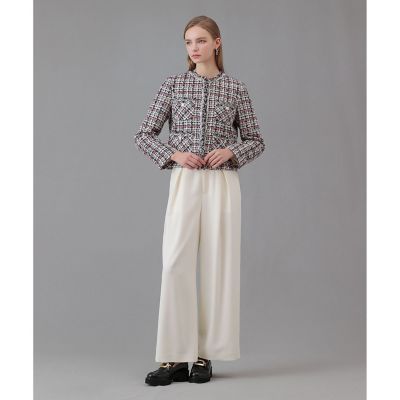 ピンクミックスツイード4ポケットジャケット | ANAYI/アナイ