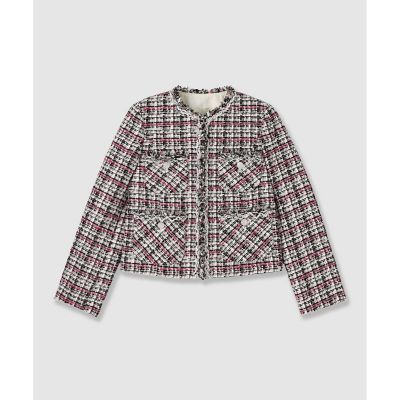 ピンクミックスツイード4ポケットジャケット | ANAYI/アナイ | 三越