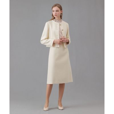 セットアップ対応商品】ウールプリペラノーカラージャケット | ANAYI