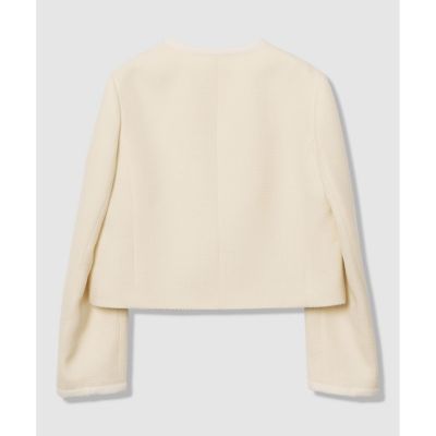 セットアップ対応商品】ウールプリペラノーカラージャケット | ANAYI