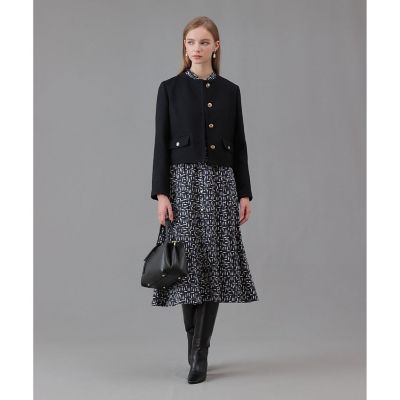 セットアップ対応商品】ウールプリペラノーカラージャケット | ANAYI
