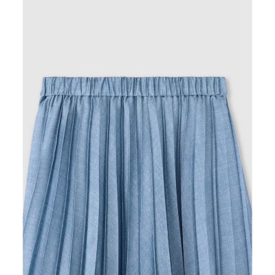 セットアップ対応商品】デニムプリントプリーツスカート | ANAYI