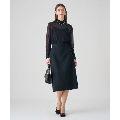 セットアップ対応商品】ウールプリペラAラインスカート | ANAYI