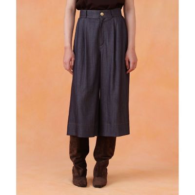 極美品❣️アナイ ストレッチクロスオールインワン 2021年 ネイビー 38 ストレッチクロスタックオールインワン|ANAYI OFFICIAL ONLINE