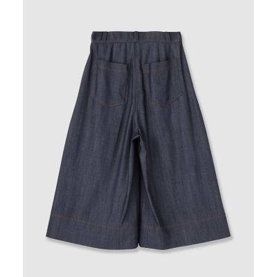 セットアップ対応商品】ライトデニムライクガウチョパンツ | ANAYI