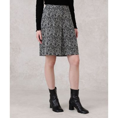 ANAYI/アナイ ツイーディージャカードキュロットパンツ 95ブラック ショートパンツ【三越伊勢丹/公式】