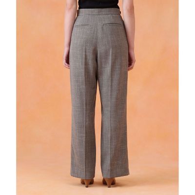 セットアップ対応商品】ポリツイルストレートワイドパンツ