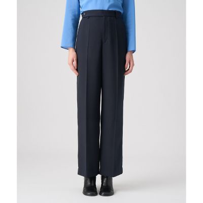 ★日本製 HaaT ISSEY MIYAKE ストレッチ フレア ワイド パンツ HaaT ISSEY MIYAKE ストレッチフレアパンツ 足長効果 3サイズ
