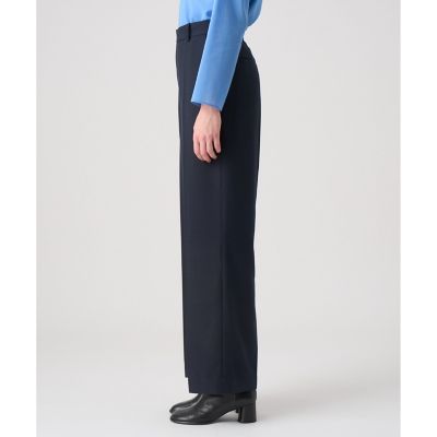 セットアップ対応商品】ポリツイルストレートワイドパンツ