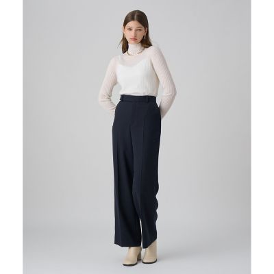 セットアップ対応商品】ポリツイルストレートワイドパンツ | ANAYI 
