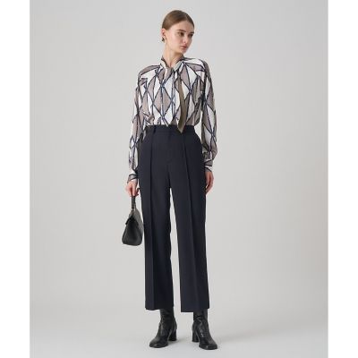 ほぼ未着用 ANAYI パンツスーツ ジャケット＆パンツ 38 シルクウール セットアップ対応商品】ポリウールタックパンツ | ANAYI/アナイ | 三越