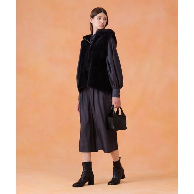 セットアップ対応商品】ライトデニムライクボウブラウス | ANAYI
