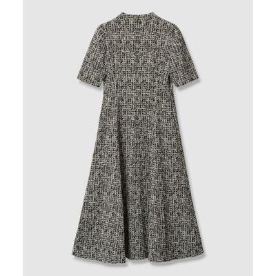 セットアップ対応商品】ツイーディージャカードキーホールネック