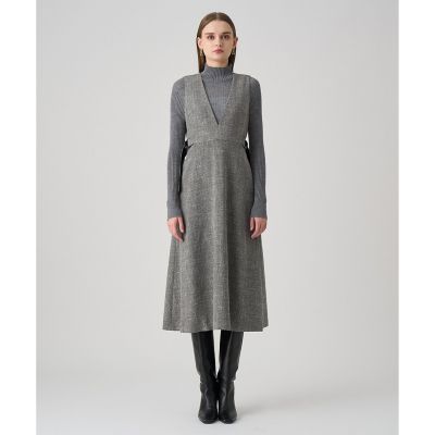 ANAYI アナイ　ツィード　ワンピース ウールライクツイードジャンパーワンピース|ANAYI OFFICIAL