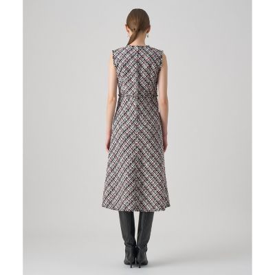 ピンクミックスツイードバイヤスワンピース | ANAYI/アナイ | 三越