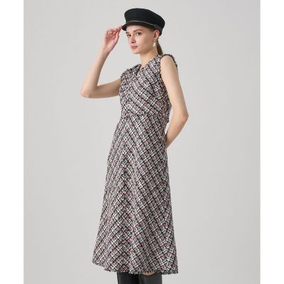 ピンクミックスツイードバイヤスワンピース | ANAYI/アナイ | 三越