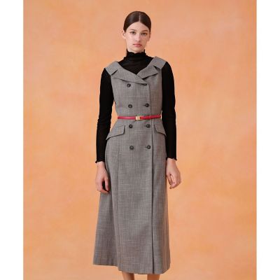 m様 ANAYI プレートバックルスライドベルト レッド ANAYI｜プレート