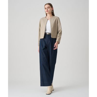 送料無料】ラムレザーファスナーブルゾン | ANAYI/アナイ | 三越伊勢丹