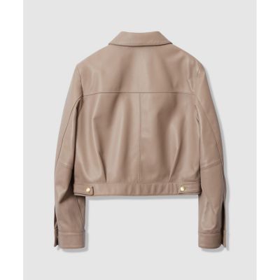 美品　ANAYI　アナイ　ラムレザー　ライダースジャケット　ベージュ　38 ラムレザードットボタン ジャケット | ANAYI/アナイ | 三越