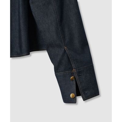 ✨新品未使用✨ ANAYI デニムライクノーカラージャケット 36 ストレッチデニムノーカラー ジャケット | ANAYI/アナイ | 三越