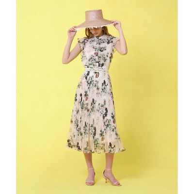 25SS ANAYI 新品　bouquet プリント プリーツスカート　36 bouquet プリント プリーツスカート|ANAYI OFFICIAL ONLINE