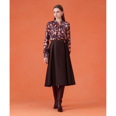 【325】アナイ　ブッチャーフレアプリーツスカート ANAYI（アナイ）の「【WEBカラー別注】ブッチャーフレアプリーツ