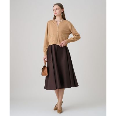 アイボリープリーツフレアスカート ツイルタックプリーツフレア スカート | ANAYI/アナイ | 三越