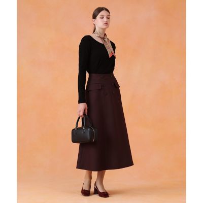 ブライトツイルAラインスカート | ANAYI/アナイ | 三越伊勢丹