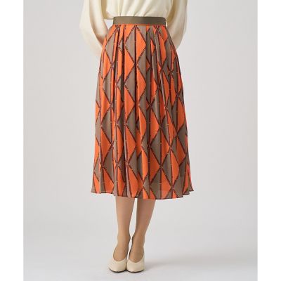 ANAYI 小花柄ジャガードフレアスカート cawaii スカート 小花柄フレアジャガードスカート : ZOZOTOWN