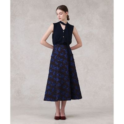 ラメフラワーフクレジャカードフレア スカート | ANAYI/アナイ