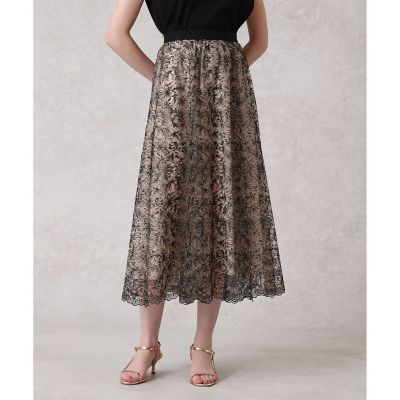 【人気商品新品タグ付】現行品 ANAYI レースフラワーチュールギャザースカート レースフラワーチュールギャザー スカート|ANAYI OFFICIAL ONLINE