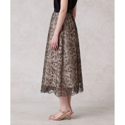 【人気商品新品タグ付】現行品 ANAYI レースフラワーチュールギャザースカート ANAYI（アナイ） スカート レースフラワーチュールギャザー スカート