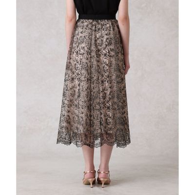 【人気商品新品タグ付】現行品 ANAYI レースフラワーチュールギャザースカート ANAYI（アナイ） スカート レースフラワーチュールギャザー スカート